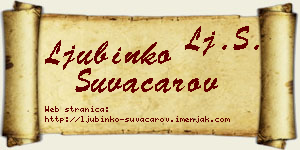 Ljubinko Suvačarov vizit kartica